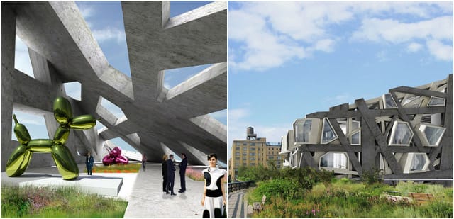 Axis Mundi's design for the Whitney at the High Line (courtesy Axis Mundi)
