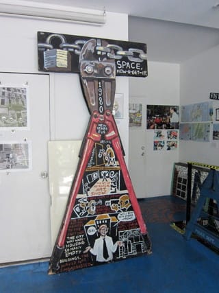 Seth Tobocman's mural (click to enlarge)