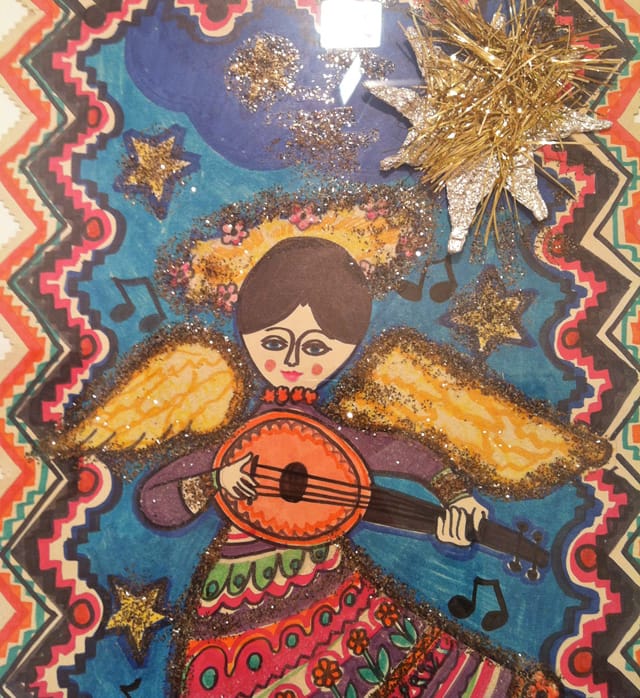 Thomas Lanigan-Schmidt, "Angel with Music" (1975) (detail)