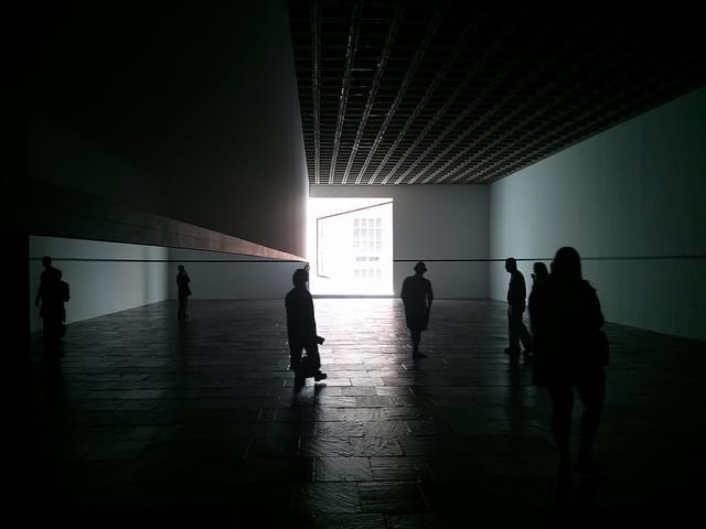 Robert Irwin's "TK" at the Whitney (photo by Flickr user pburka)