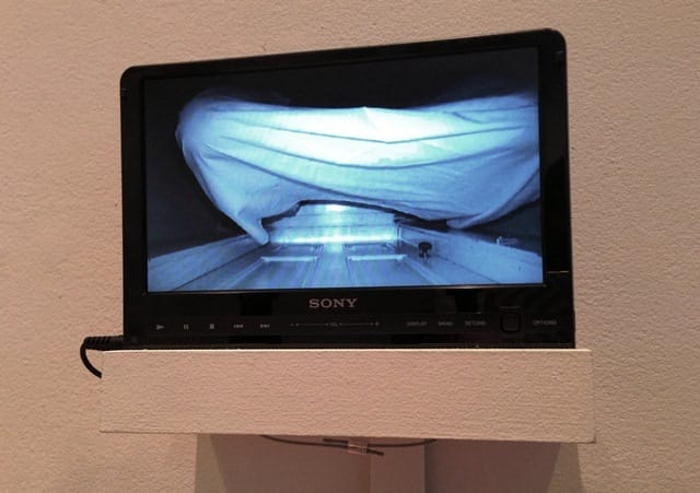 [Jennifer Locke, APPOINTMENTS, Performance for camera culminating in looping video, May through September 2013 (Photo by: Dorothy Santos)]