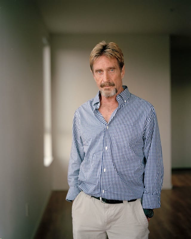 Kirk Crippens, "John McAfee," (2013)
