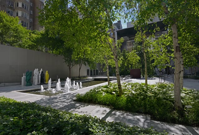 nstallation view of The Abby Aldrich Rockefeller Sculpture Garden at The Museum of Modern Art, 2013. Photo: Martin Seck, courtesy MoMA