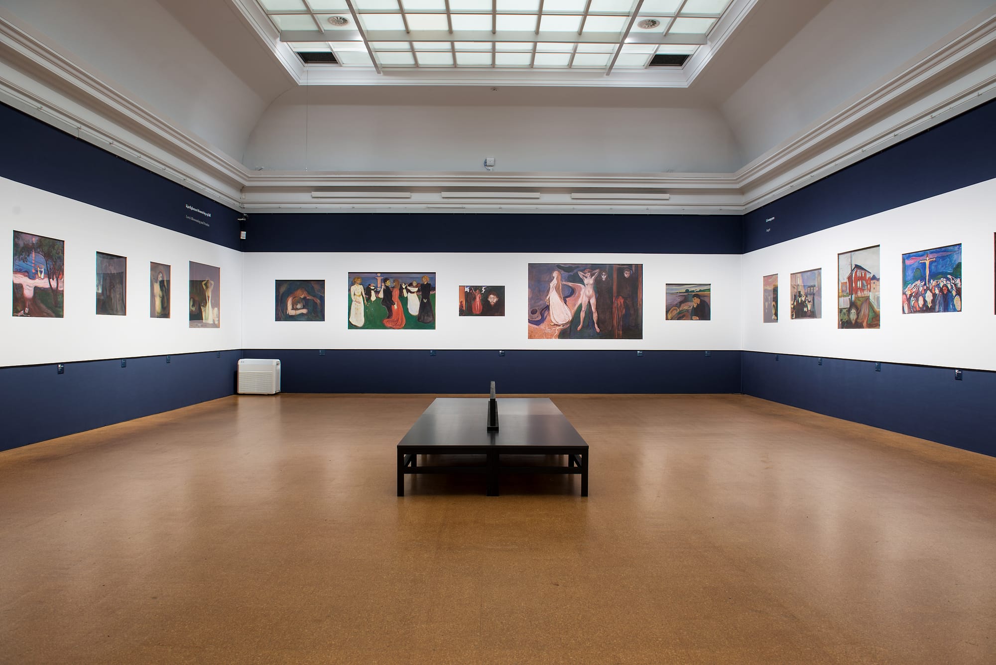 Installation image of The Frieze of Life. Courtesy of The National Museum. 