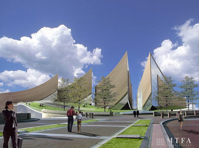 Proposed design for the National Museum of American People (via Wikimedia)