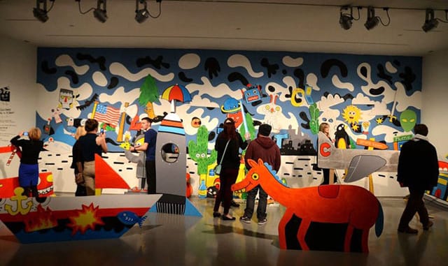 Jon Burgerman, "My Great Movie" (photo via jonburgerman.com)