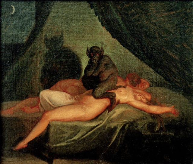 Nicolai Abraham Abildgaard, "Nightmare" (1800) (via Vestjaellands Art Museum, Sorø)