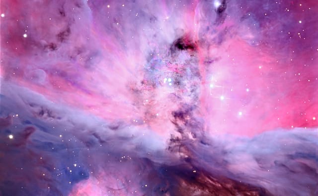 A close-up of the central region of the Orion nebula, taken with the Schulman Telescope at the UA's Mount Lemmon SkyCenter. (Photo: Adam Block/UA SkyCenter)
