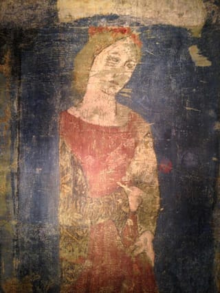 The figure of Rachel, after conservation (click to enlarge)