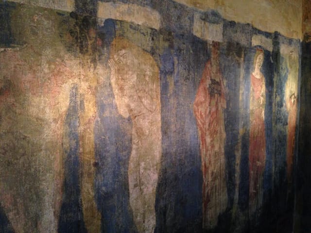 The newly discovered bedroom mural at the Red House, attributed to William Morris, Edward Burne-Jones, Dante Gabriel Rossetti, Elizabeth Siddal, and Ford Madox Brown