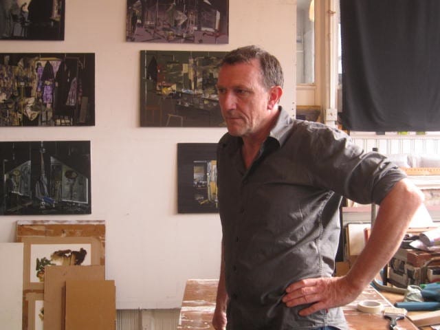 Richard Walker in his studio (all photos by Eve Aschheim)