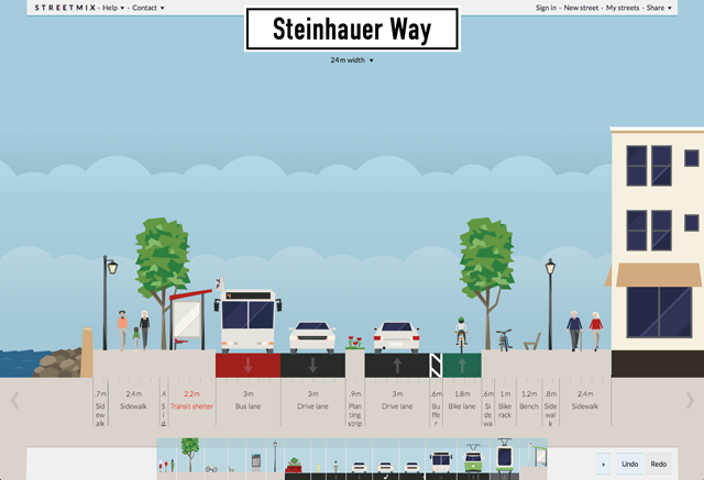 My first attempt at Streetmix