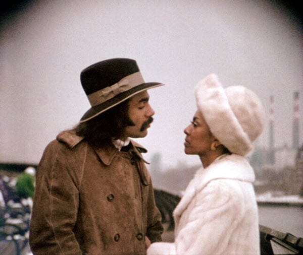 Ron O'Neal and Sheila Frazier in Gordon Parks's "Superfly" (via allmovie.com)