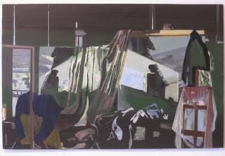 A painting in Walker's studio (click to enlarge)
