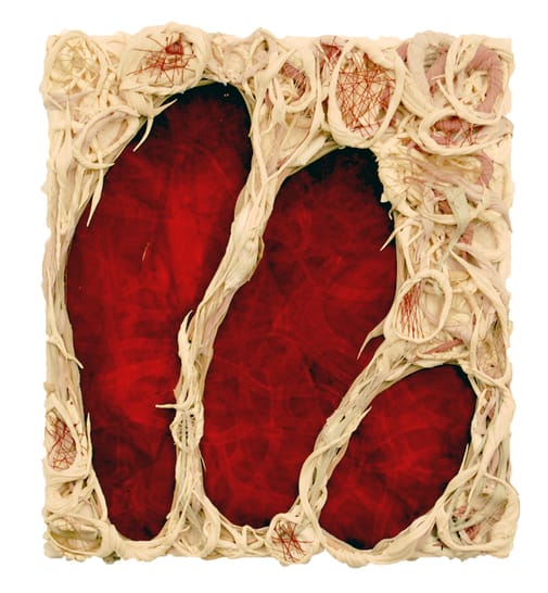 A work by Seren Morey at Janet Kurnatowski. (image via janetkurnatowskigallery.com)