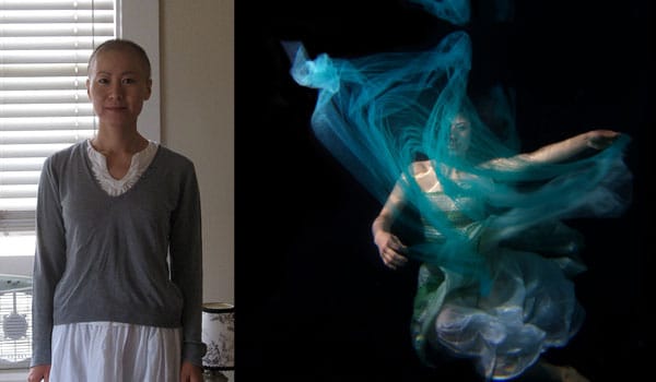 Izumi, one of Erena Shimoda's clients in the Underwater Healer project. All images courtesy Erena Shimoda.