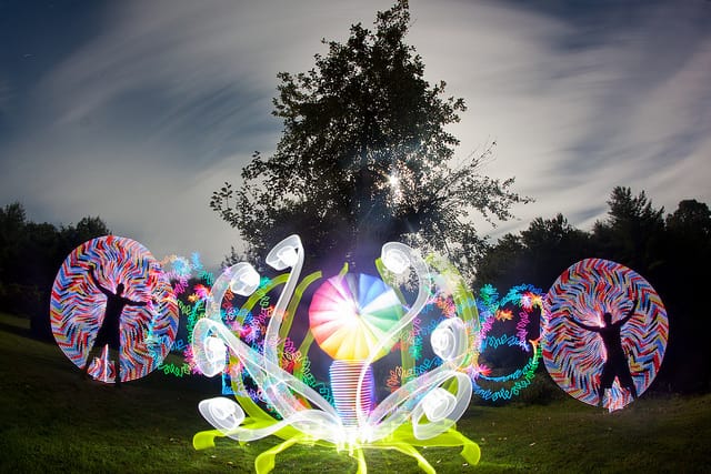 Tackyshack, "Tacky Flower Full Moon Party" (2013) (all images via artist's Flickstream and used with permission of the artist)