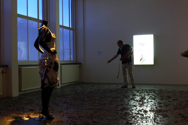 AA Bronson at his opening in Rotterdam. ()