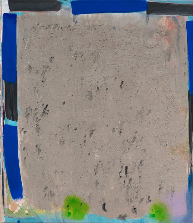 Allison Miller, "Magnet" (2013), oil, acrylic and dirt/canvas, 30 x 26 in.