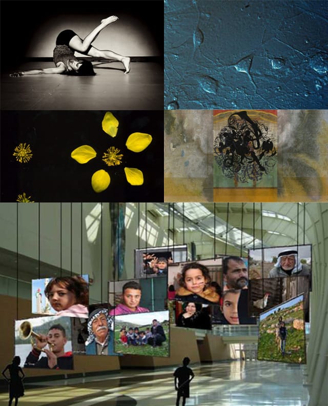 Work by (clockwise from top left) Angle of