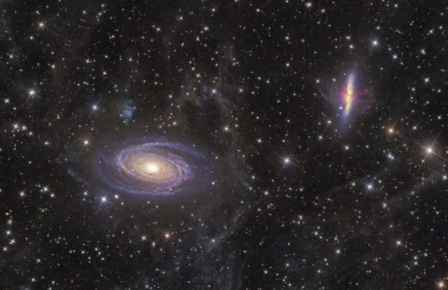 M81–82 and Integrated Flux Nebula © Ivan Eder Highly Commended - Deep Space Category