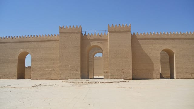 View of the reconstructed Babylon in 2010 (photograph by James Gordon)