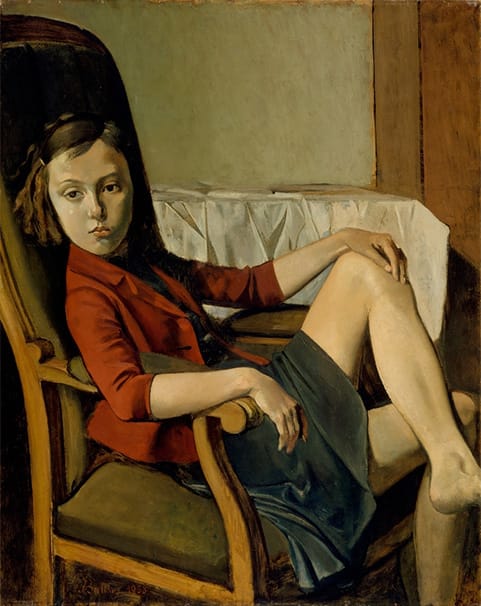 Balthus, "Thérèse" (1938),  The Metropolitan Museum of Art, New York, Bequest of Mr. and Mrs. Allan D. Emil, in honor of William S. Lieberman, 1987 (© 2011 Artists Rights Society ARS, New York)