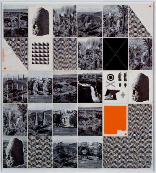 Matthew Craven, "Explorers I (Unclassified)" (2013), ink, graphite & found book pages on found paper (via dcktcontemporary.com)