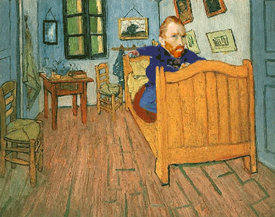 Maybe this is what van Gogh looked like when he was happy (via)