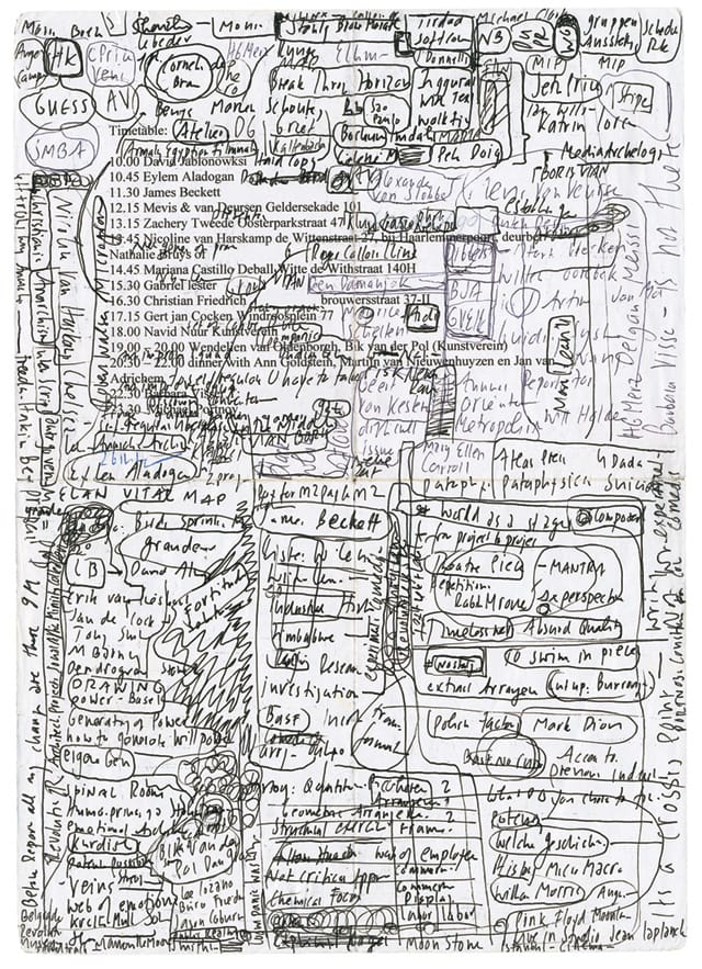 All drawings untitled, ink on paper, date unknown