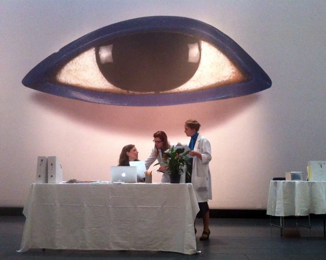 Check in for the Institute for Pscyhogeographic Adventure (photograph by the author)