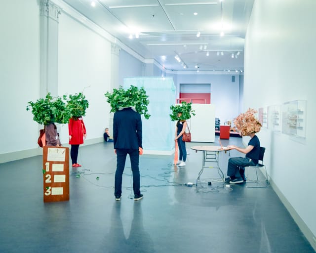  Photo credit: Jenny Kawa. The piece is a sound/art installation by Cara Francis and Christopher Loar