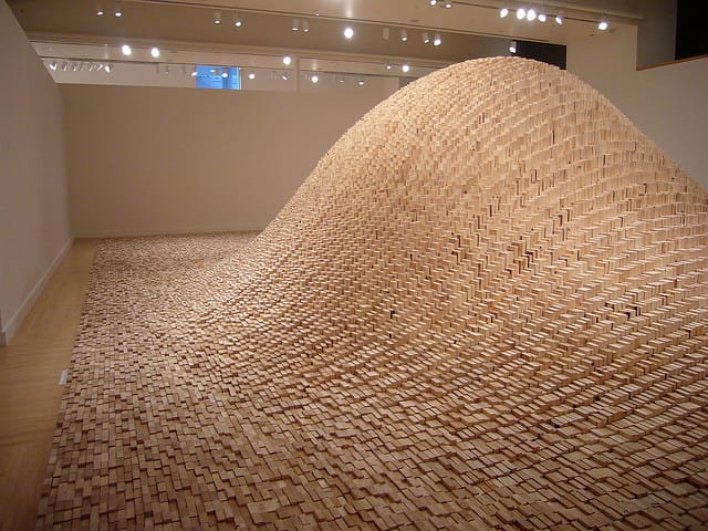Maya Lin's "2x4 Landscape" at Henry Art Gallery in Seattle. Image by chad_k on Flickr.
