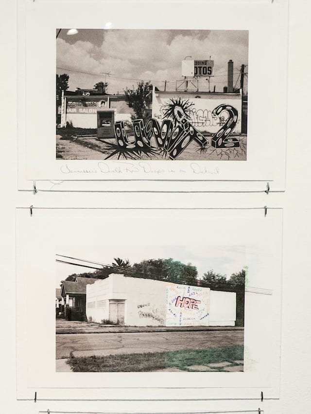 Upreyl Mitchell and Harold Wayne Nichols, "Untitled," acrylic and colored pencil on photograph, 13" x 9" in. (photograph courtesy of Robin Paris)