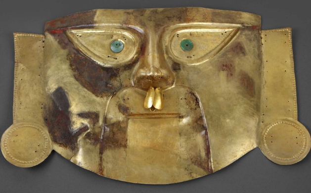 This Incan mask (SICÁN-LAMBAYEQUE culture: Mask, north coast 750–1375 AD) will be part of the blockbuster show at the National Gallery of Australia later this year. (via abc.net.au)
