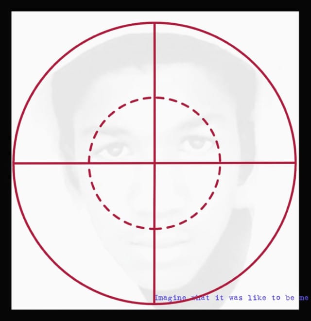 Adrian Piper, Imagine [Trayvon Martin], 2013. Image via Creative Time Reports.