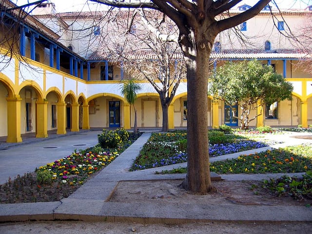 The hospital in Arles where Van Gogh stayed after he cut off his ear (photograph by the author)