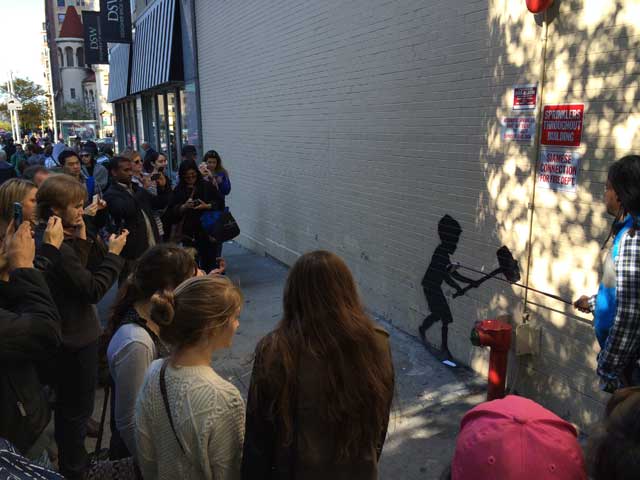 Sunday's Upper West Side Banksy