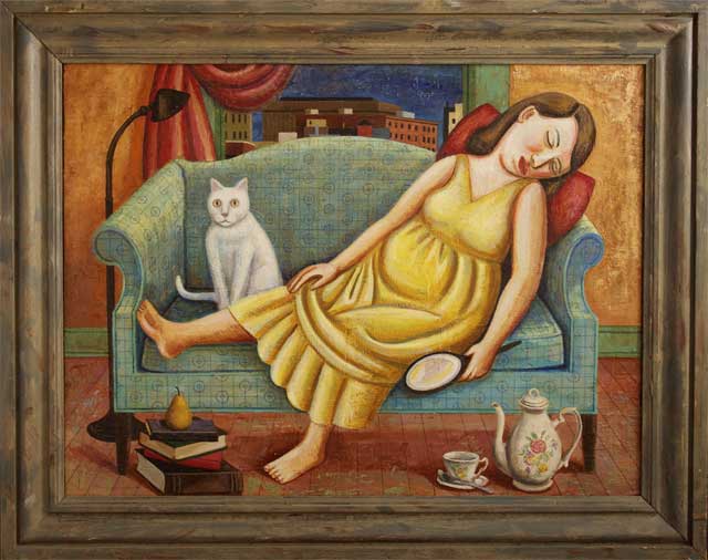 Rick Beerhorst, "Girl Reclining"
