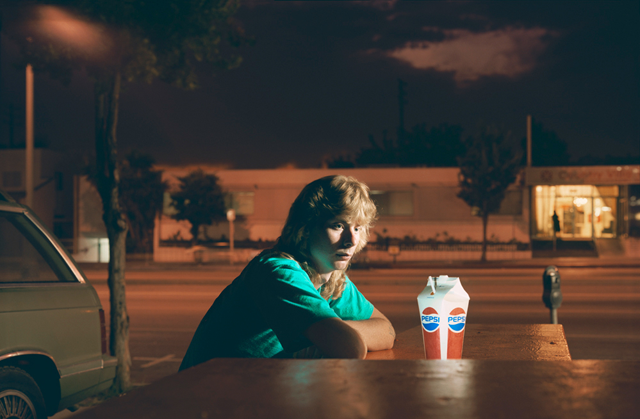 Philip-Lorca diCorcia Brent Booth, 21 years old, Des Moines, Iowa, $30, 1990-92 Chromogenic print Framed: 31 3/4 x 44 1/4 x 1 5/8 inches