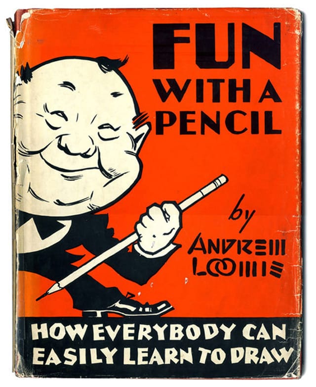 Fun with a Pencil by Andrew Loomis was first published by Viking Press in May of 1939 and is one of the hundreds of items catalogues at the Museum of Forgotten Art Supplies. (via forgottenartsupplies.com)
