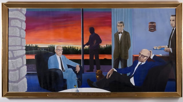 Gilles Aillaud Francis Biras Lucio Fanti Fabio Rieti Eduardo Arroyo, "La Datcha" (1969)