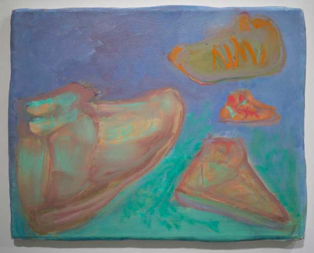 George Gittins, "Untitled (shoes 1)" (2013) (photo courtesy of 106 Green)