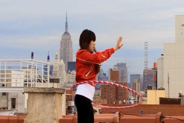 Christian Jankowski, "Rooftop Routine," (2007). Image via CuratorsIntl.org.