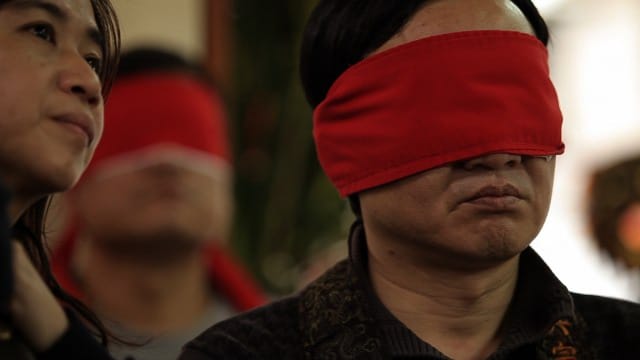 Film stills from Receding Triangle Square. All images courtesy Et al. Gallery.