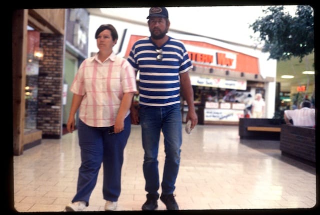 "Middle Aged Couple" from Michael Galinksy's project "Malls Across America"