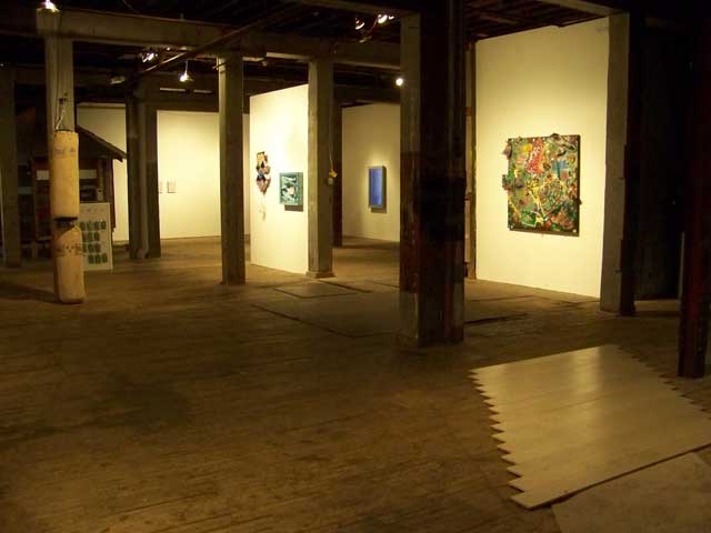 Installation view, " , , , " the third Minnesota biennial at the Soap Factory (all photos by the author for Hyperallergic)