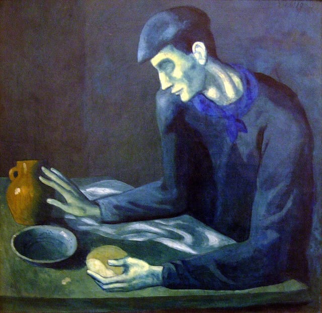 Picasso's The Blind Man's Meal. CC BY-NC-ND Matthew Benjamin Coleman.