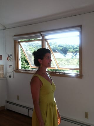 Sarah Lutz (photo by the author for Hyperallergic)