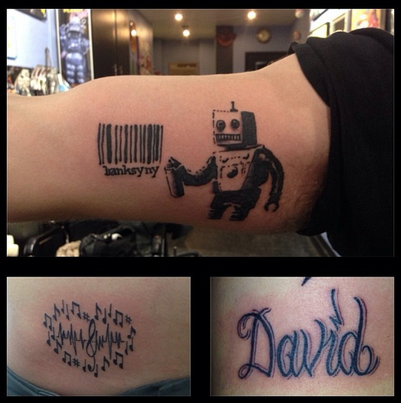 One Brooklynite already got a copy of Banksy's Coney Island stencil on his arm. (via Instagram)